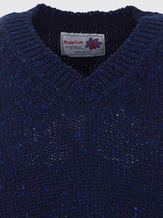 26SS 하울린 니트 베스트 COSMIC SPIELE NAVY Blue - HOWLIN