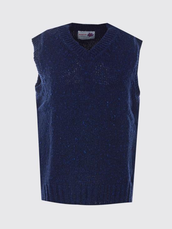 26SS 하울린 니트 베스트 COSMIC SPIELE NAVY Blue - HOWLIN