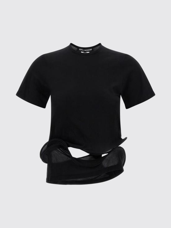 26SS 와타나베 준야 반팔 티셔츠 JQT040 1 Black - JUNYA WATANABE