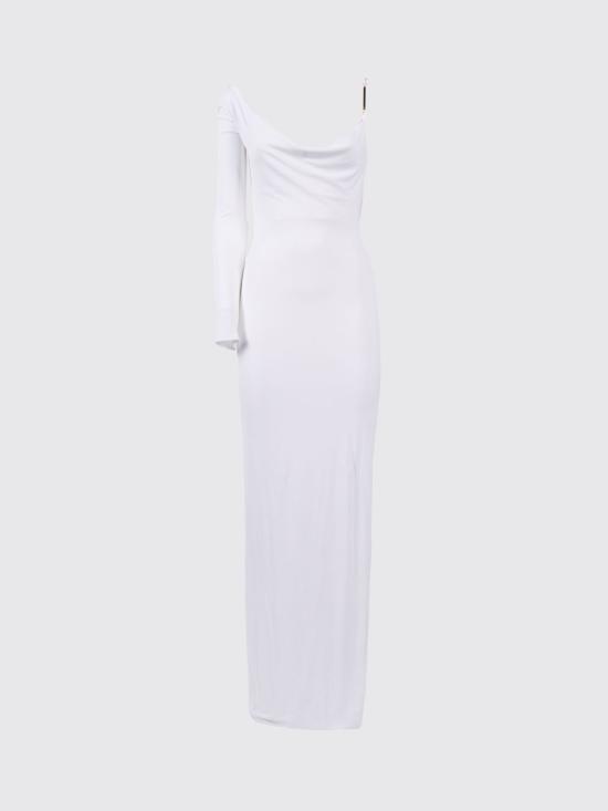 26SS 엘리자베타프랜치 롱 원피스 ABR4762E2 360 White - ELISABETTA FRANCHI