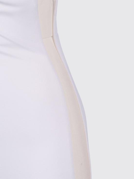 26SS 엘리자베타프랜치 롱 원피스 ABR4762E2 360 White - ELISABETTA FRANCHI