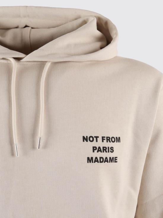 26SS 드롤드무슈 후드 티셔츠 PERMHO162CO127 MT Yellow Cream - DROLE DE MONSIEUR