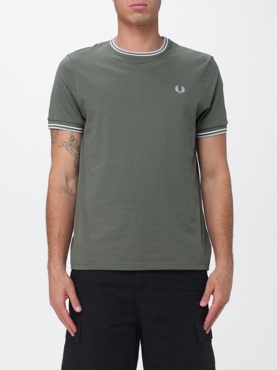 26SS 프레드페리 반팔 티셔츠 M1588V 87B Olive