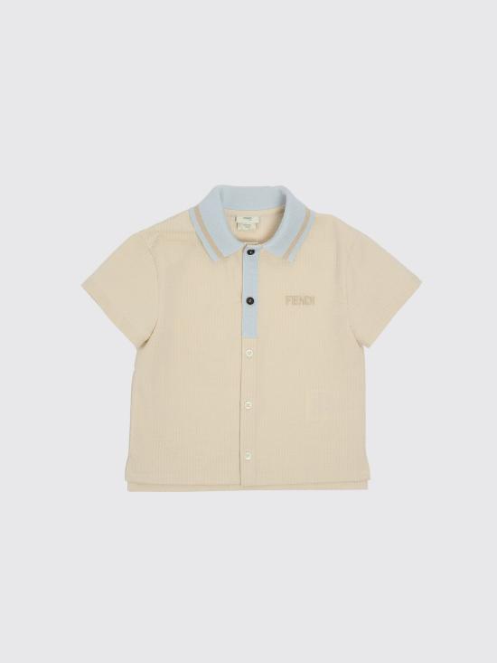 26SS [키즈] 펜디 셔츠 BMC092AVWO F1P2N Beige