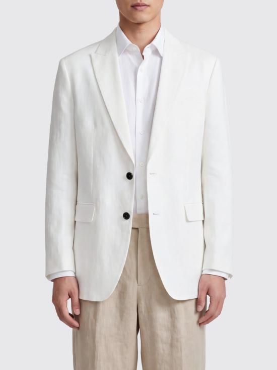 26SS 브루넬로 쿠치넬리 수트 자켓 MQ9867292 C001 White