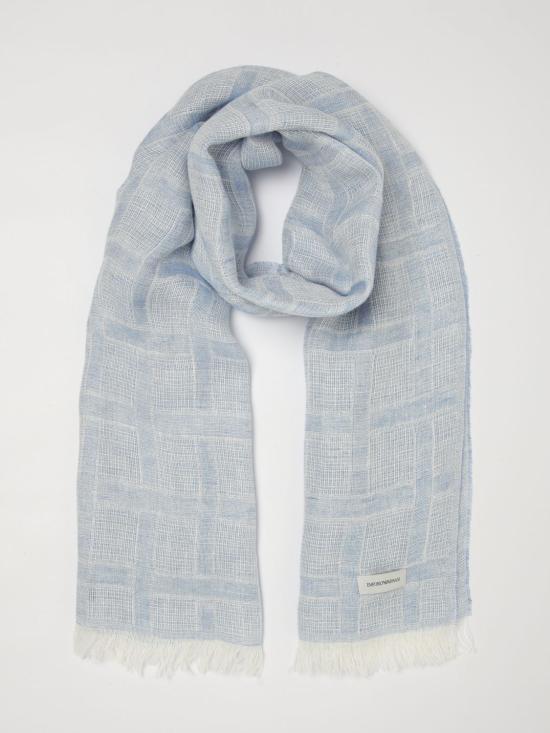 26SS 엠포리오 아르마니 머플러/스카프 EW004574 AF25410 UB044 Gnawed Blue - EMPORIO ARMANI