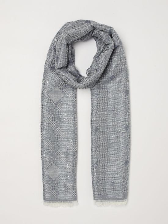 26SS 엠포리오 아르마니 머플러/스카프 EW004577 AF25413 FB412 Gnawed Blue - EMPORIO ARMANI