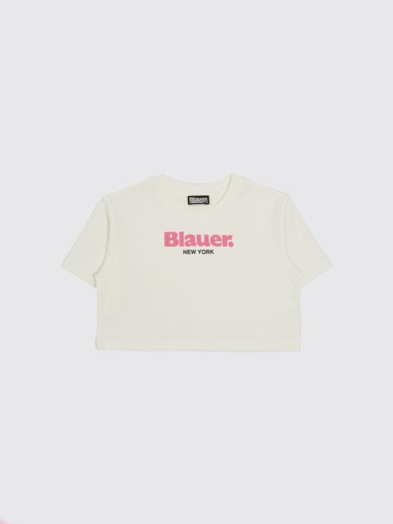 26SS [키즈] 블라우어 티셔츠 26SBLGH02502007558 127S3 White