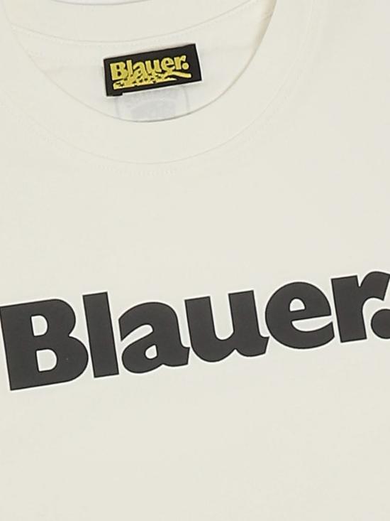 26SS [키즈] 블라우어 티셔츠 26SBLKH02525007558 127 White - BLAUER