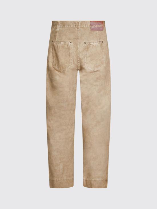 26SS 비비안웨스트우드 스트레이트 팬츠 2802003GW01HA C403 Beige - VIVIENNE WESTWOOD