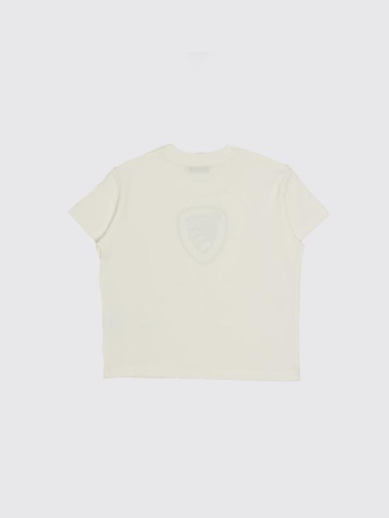 26SS [키즈] 블라우어 티셔츠 26SBLK02522007558 127 White - BLAUER