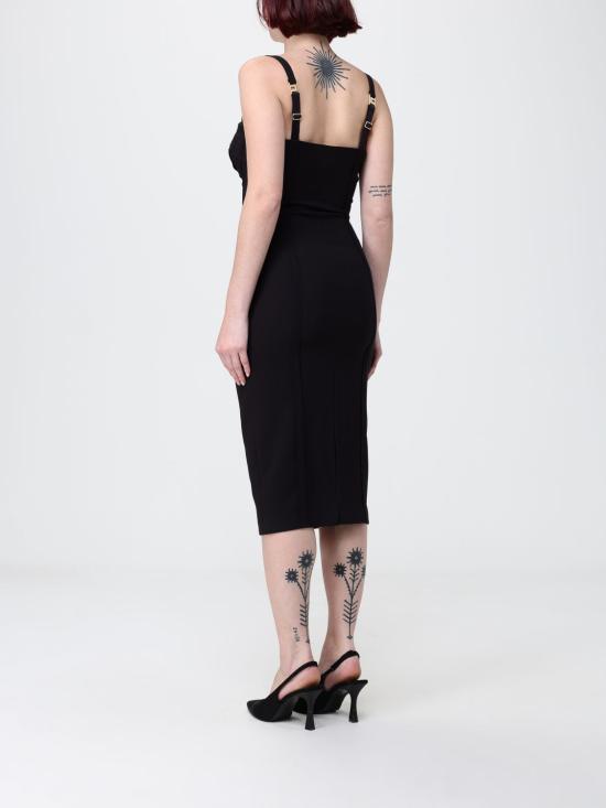 26SS 엘리자베타프랜치 롱 원피스 AB91861E3 110 Black - ELISABETTA FRANCHI