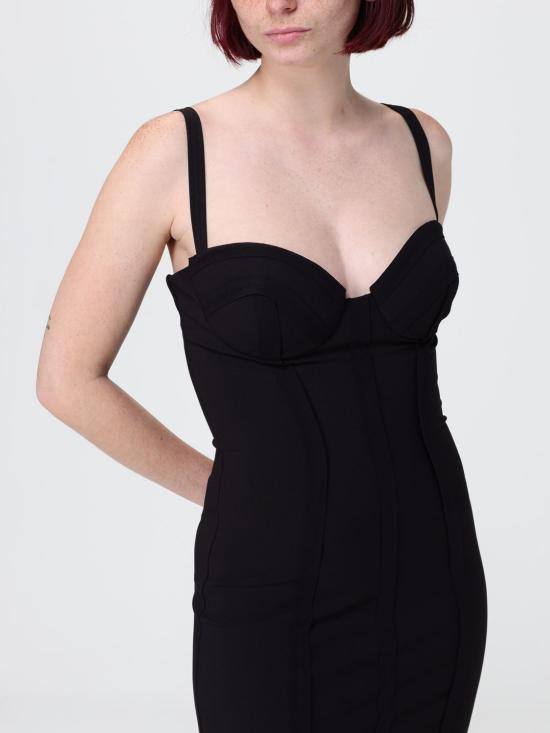 26SS 엘리자베타프랜치 롱 원피스 AB91861E3 110 Black - ELISABETTA FRANCHI