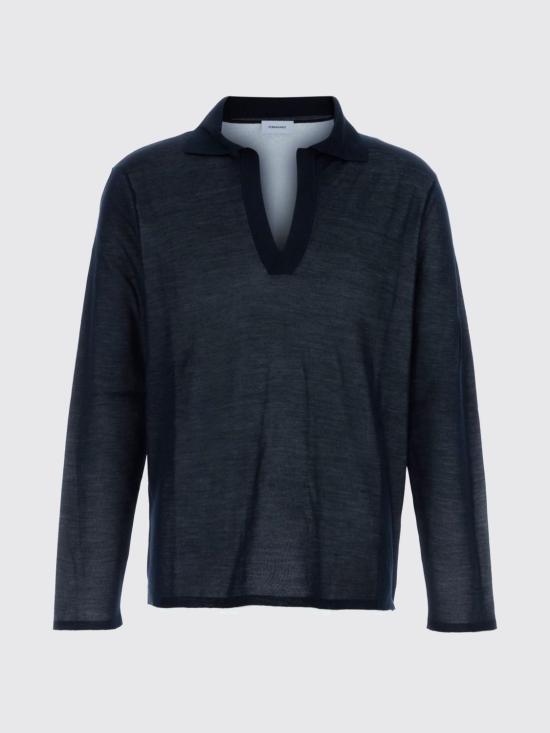 26SS 살바토레 페라가모 폴로 티셔츠 145399 793168 NAVYWHITE - SALVATORE FERRAGAMO