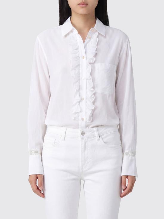 26SS 포르테포르테 블라우스 14906MYSHIRT 0002 Gnawed Blue