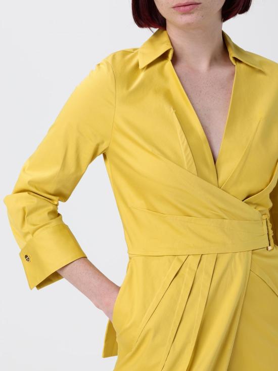 26SS 엘리자베타프랜치 미디 원피스 AB95562E2 EV4 Yellow - ELISABETTA FRANCHI