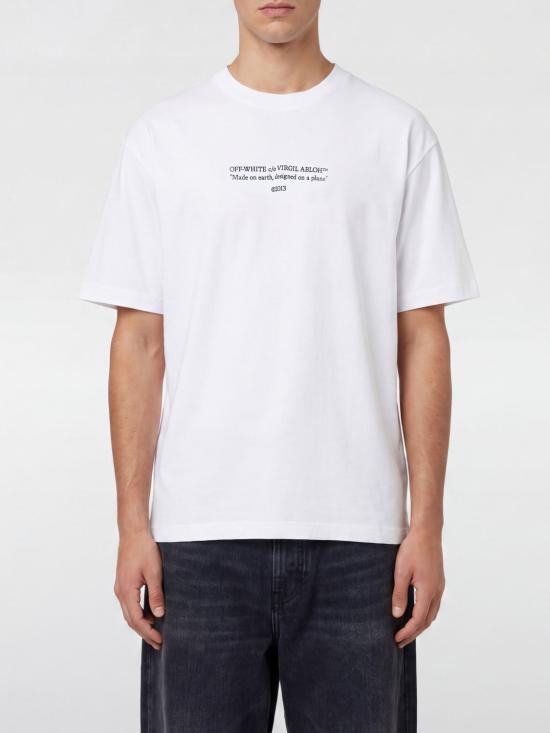26SS 오프화이트 반팔 티셔츠 OMAA120S26JER007 10100 White 1
