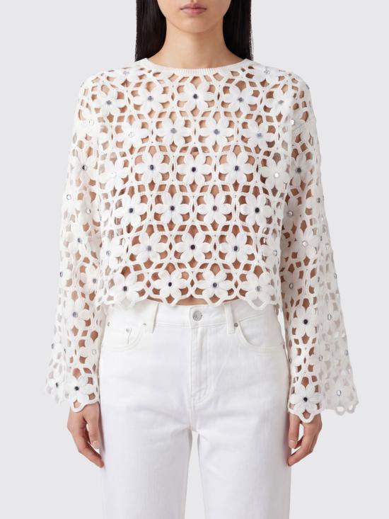 26SS 마이클 코어스 탑 MS651ZMKNE 100 White