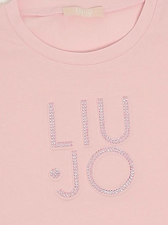 26SS [키즈] 리우조 티셔츠 KA6084JS003 X0672 Pink - LIU JO