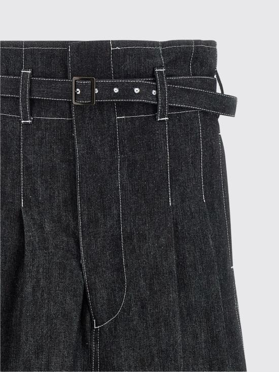 26SS 와타나베 준야 스트레이트 팬츠 JQP008051 1 Black - JUNYA WATANABE