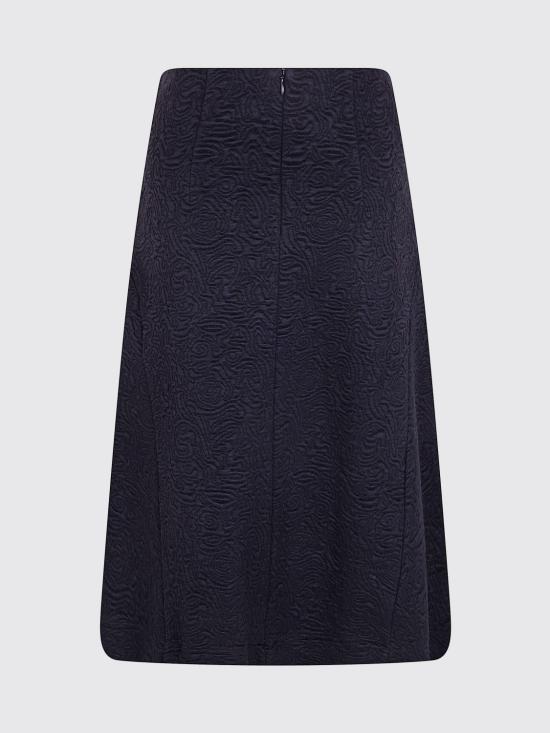 26SS 드리스 반 노튼 미디 스커트 2610111603050 900 Black - DRIES VAN NOTEN