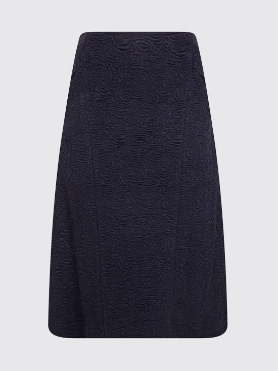26SS 드리스 반 노튼 미디 스커트 2610111603050 900 Black - DRIES VAN NOTEN