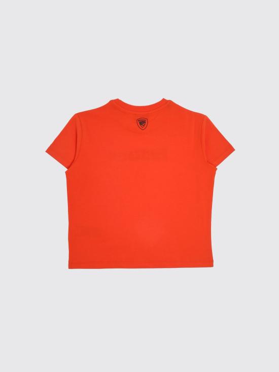 26SS [키즈] 블라우어 티셔츠 26SBLKH02525007558 457 Orange - BLAUER