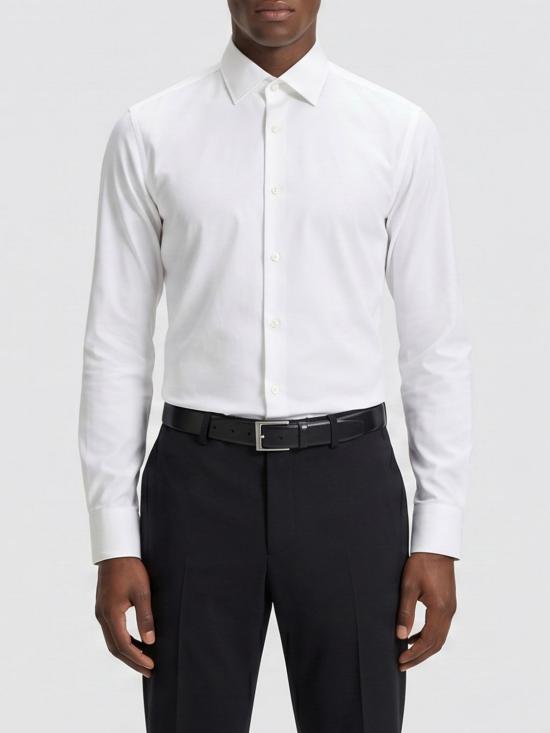 26SS 보스 긴팔 셔츠 50503356 100 White