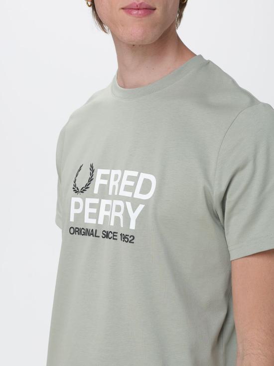 26SS 프레드페리 반팔 티셔츠 M2406 M37 Green - FRED PERRY