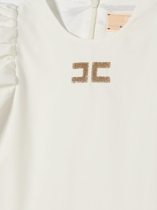 26SS [키즈] 엘리자베타프랜치 원피스 EFAB654TV033 0115 Yellow Cream - ELISABETTA FRANCHI