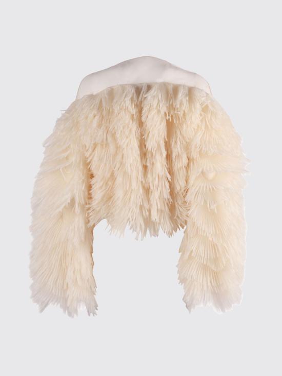 26SS 엘리자베타프랜치 자켓 IR22J62E2 193 White - ELISABETTA FRANCHI