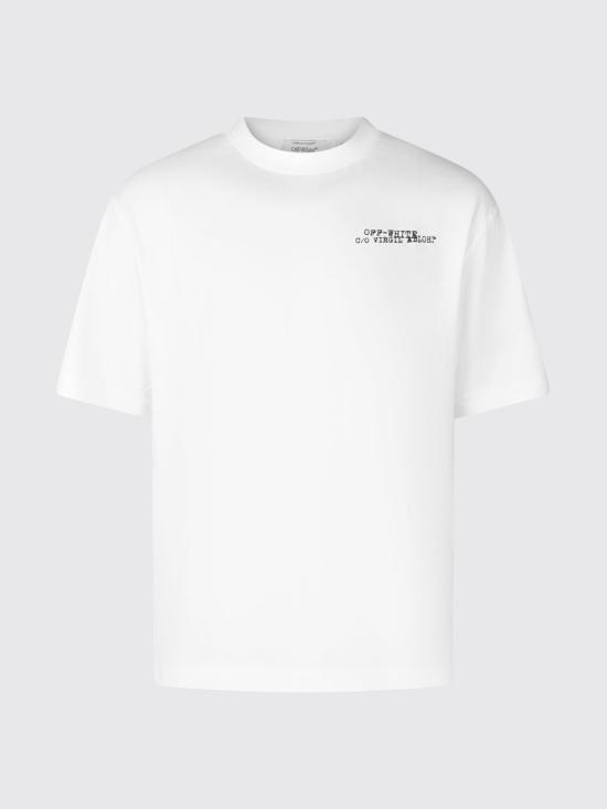 26SS 오프화이트 반팔 티셔츠 OMAA120S26JER00K 1000 White - OFF WHITE