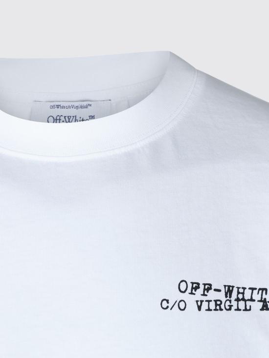 26SS 오프화이트 반팔 티셔츠 OMAA120S26JER00K 1000 White - OFF WHITE
