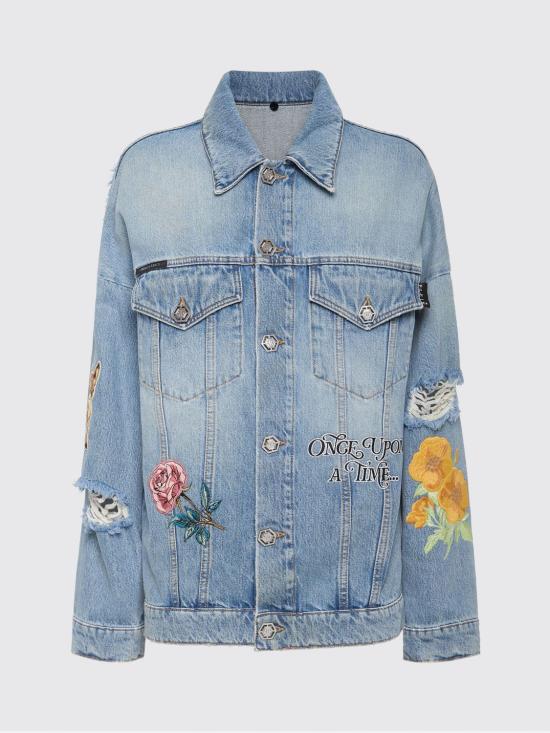 26SS 필립 플레인 데님 자켓 AAECWDB0660PDE004N 08GL Denim - PHILIPP PLEIN