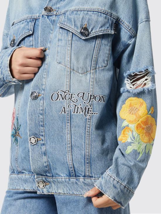 26SS 필립 플레인 데님 자켓 AAECWDB0660PDE004N 08GL Denim - PHILIPP PLEIN