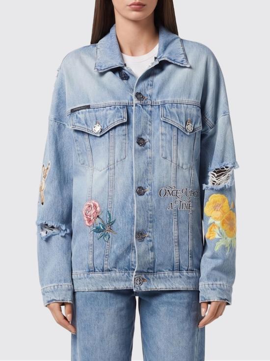 26SS 필립 플레인 데님 자켓 AAECWDB0660PDE004N 08GL Denim