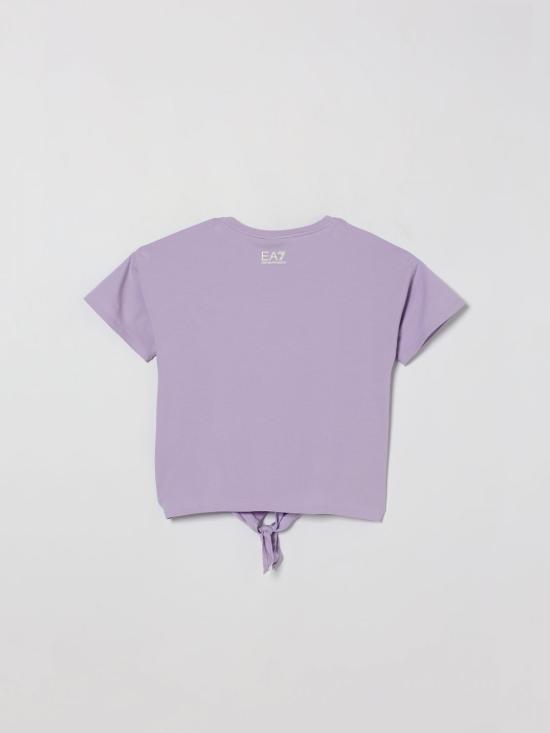 26SS [키즈] 엠포리오 아르마니 티셔츠 7G000069AF10373 UA057 Lilac - EMPORIO ARMANI