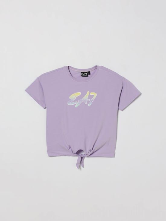 26SS [키즈] 엠포리오 아르마니 티셔츠 7G000069AF10373 UA057 Lilac