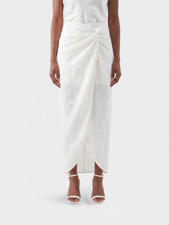 26SS 르카샤 롱 스커트 QARAYA0 713 White