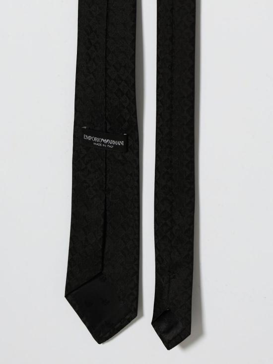 26SS 엠포리오 아르마니 넥타이 3400752R612 00020 Black - EMPORIO ARMANI