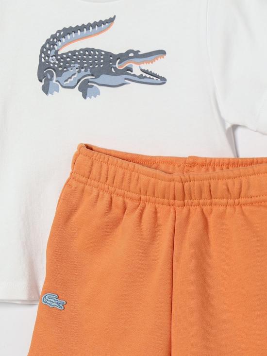 26SS [키즈] 라코스테 캐주얼 세트 847559 NA7 White - LACOSTE