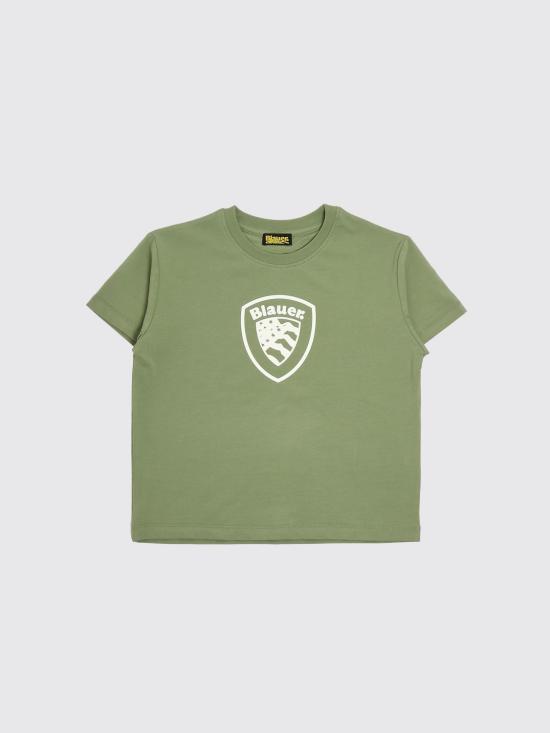 26SS [키즈] 블라우어 티셔츠 26SBLK02522007558 60F Olive