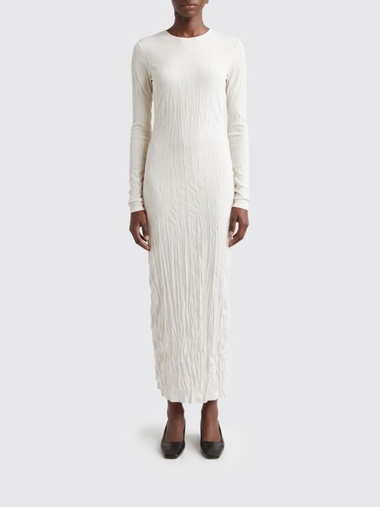 26SS 토템 롱 원피스 262WRD0326YA0244 047 White