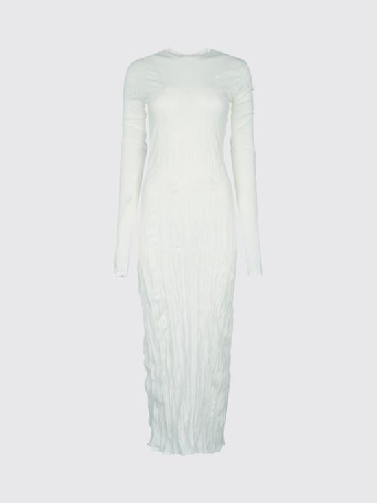 26SS 토템 롱 원피스 262WRD0326YA0244 047 White - TOTEME