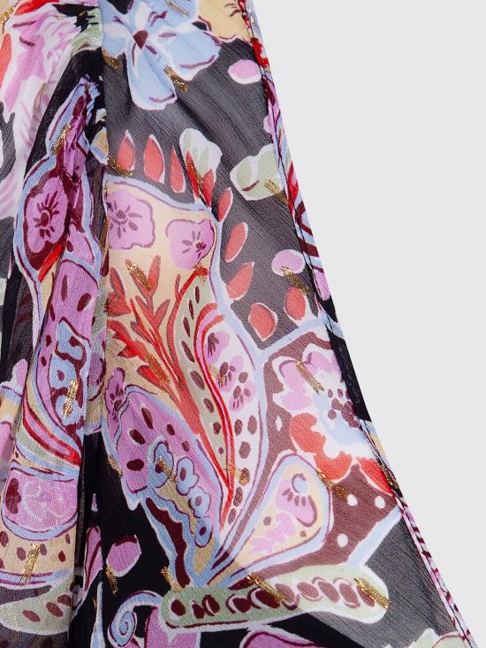 26SS 릭소 롱 원피스 0100554022608019 CARA FLORAL BLACK Pink - RIXO