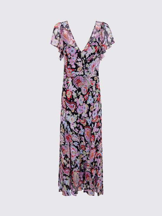 26SS 릭소 롱 원피스 0100554022608019 CARA FLORAL BLACK Pink - RIXO