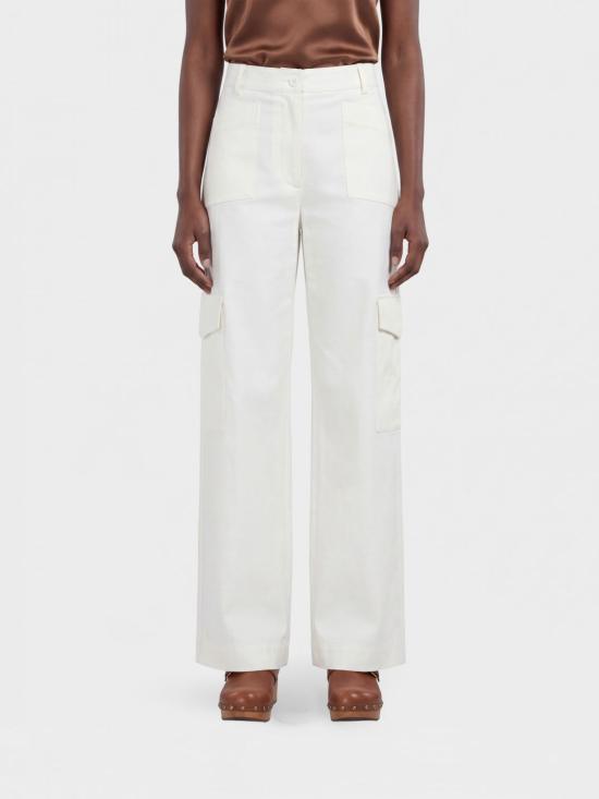 26SS 기마구아스 스트레이트 팬츠 AUDREYTROUSERS White