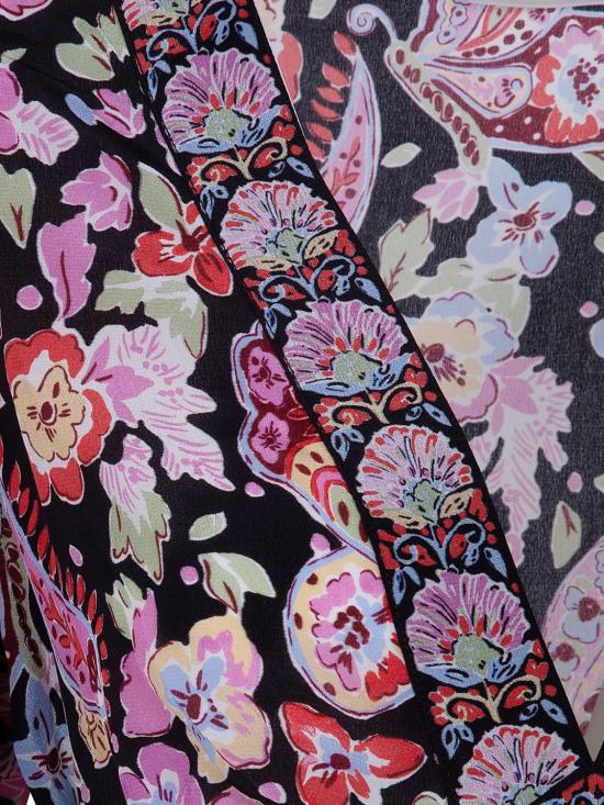 26SS 릭소 롱 원피스 0100052222608019 CARA FLORAL BLACK Pink - RIXO