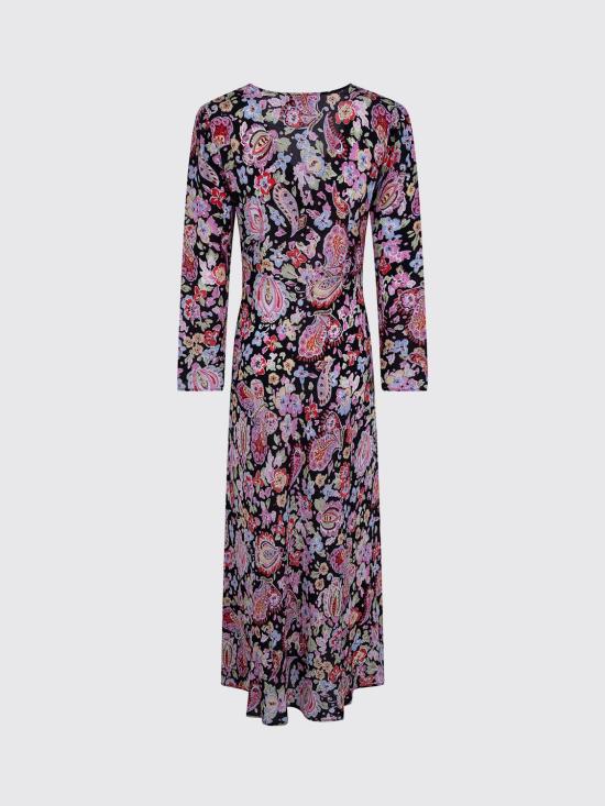 26SS 릭소 롱 원피스 0100052222608019 CARA FLORAL BLACK Pink - RIXO