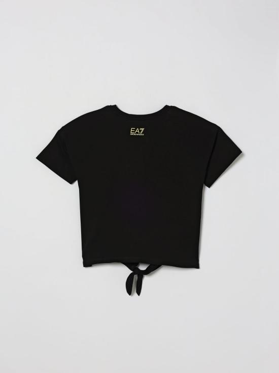 26SS [키즈] 엠포리오 아르마니 티셔츠 7G000069AF10373 FC027 Black - EMPORIO ARMANI